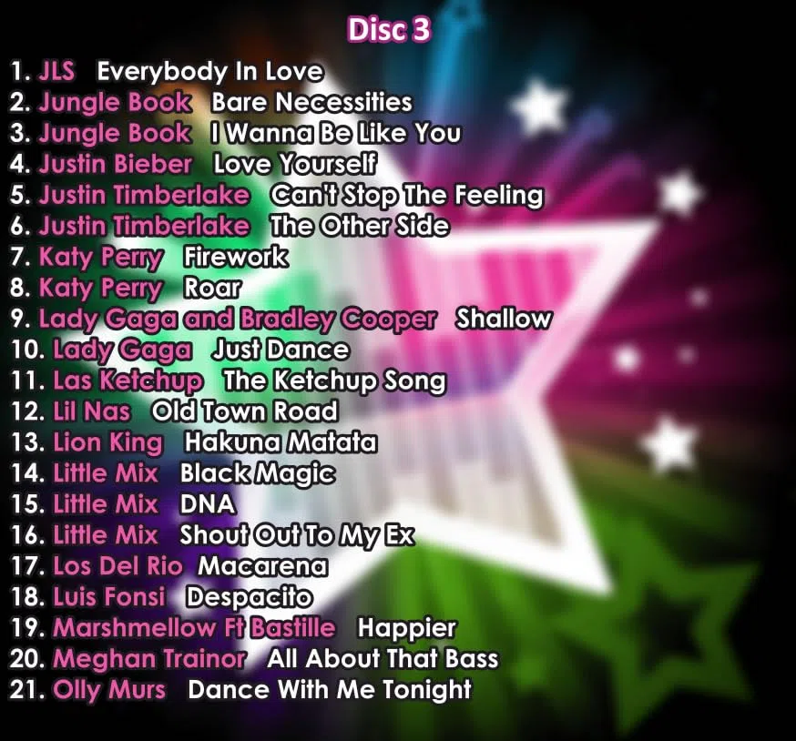 Vocal-Star Kids Karaoke CDG CD+G Disc Set - 80 canzoni 4 dischi