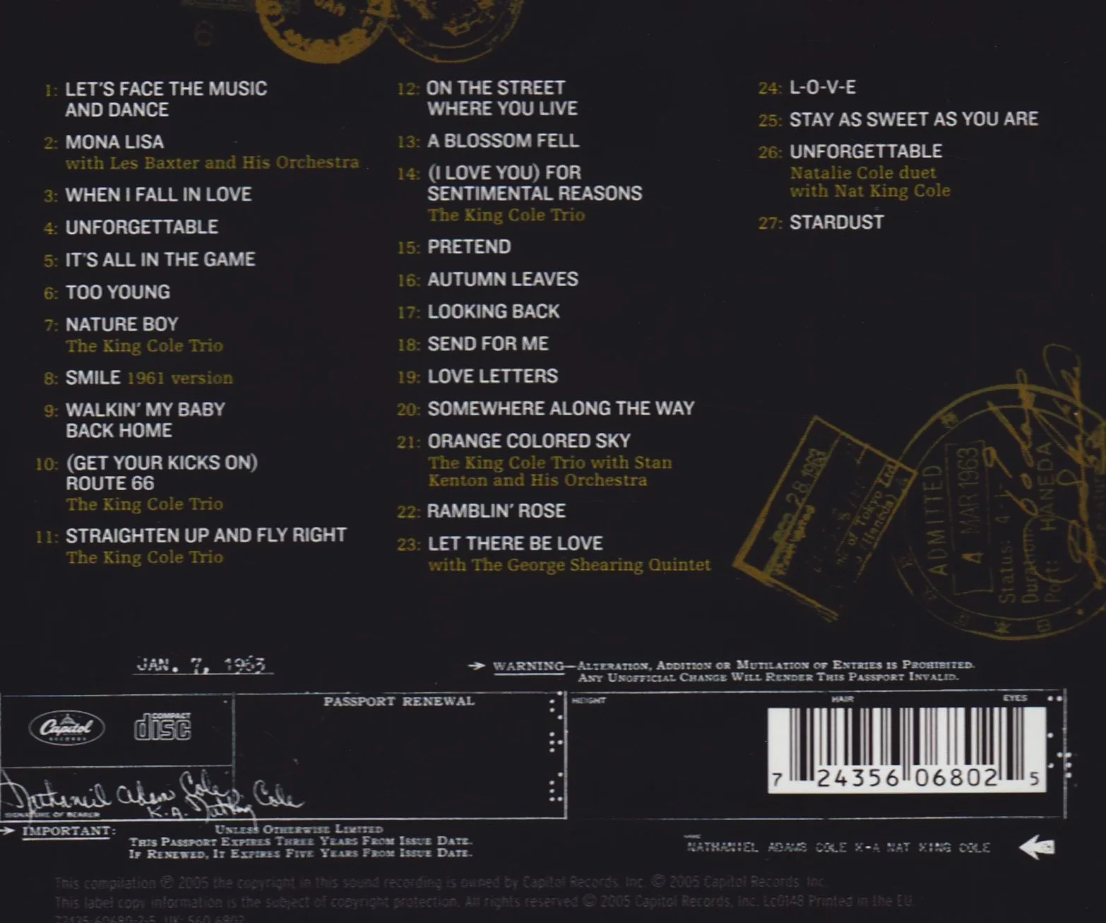 The World Of Nat King Cole - His Very Best