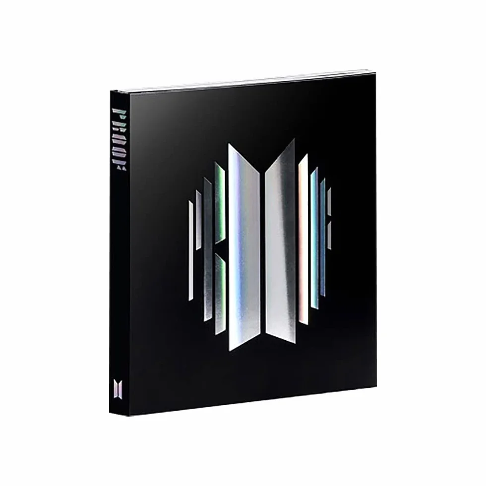 Big Hit Entertainment BTS - PROOF [COMPACT EDITION] Anthology Album3 CDs+Booklet+CD Plate+Photocard+Mini Poster+Discography Guide+(Photocards+1 Double-Sided+Pocket Mirror+Hologram Sticker)Nero,Argento