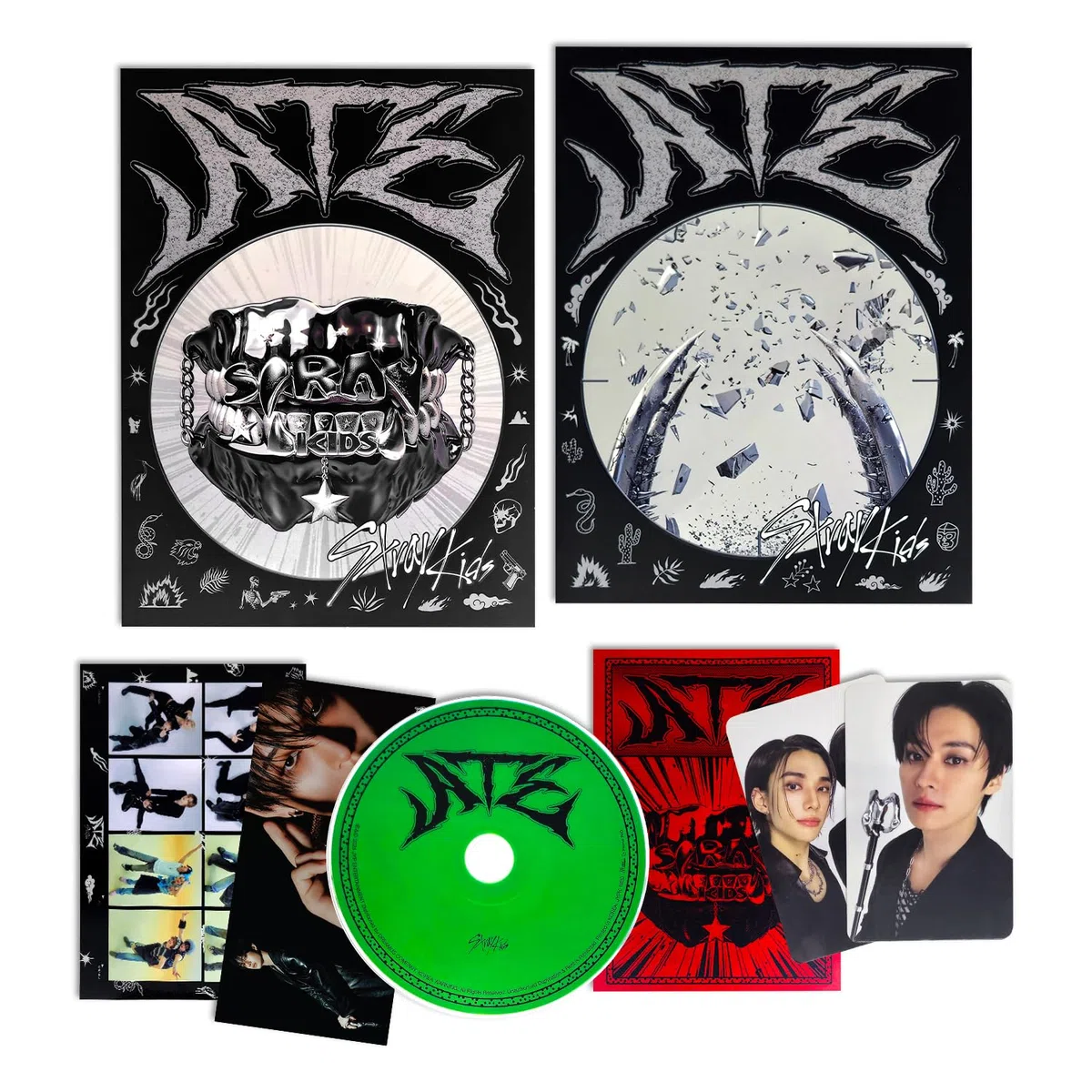 Stray Kids - [ATE] (Standard - Random Ver.) Photobook + CD-R + Photocard + 4-CUT Photo + 2 Pin Button Badges+ 5 Extra Photocards