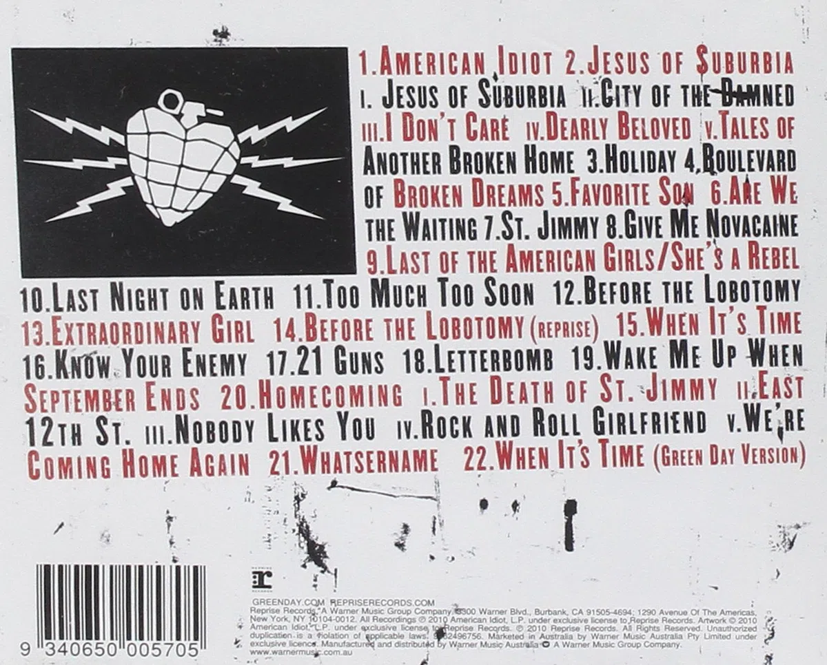 The Original Broadway Cast Recording American Idiot