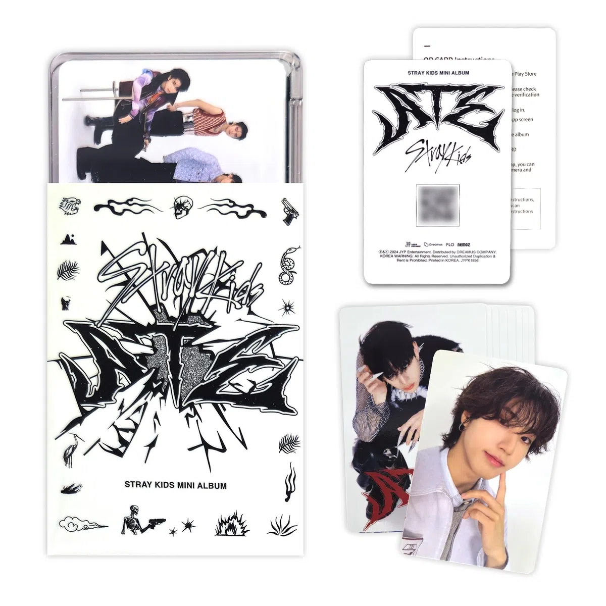 Stray Kids - [ATE] (Platform Album_Nemo B Ver.) Postcard SET + Random Photocard + QR Card + 1 Extra Photocard