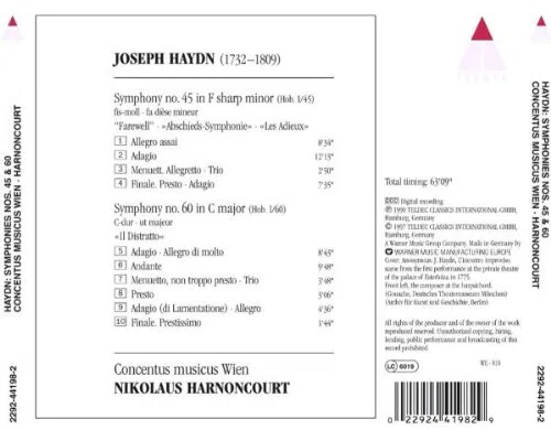 Symphonies Nos 45 & 60